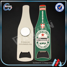 Прохладный бутылки пива формы пользовательских печати наклейки холодильник магнит бутылку открывалка